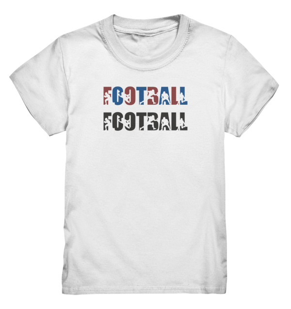 Football Silhouette - Kids Premium Shirt - Amfoo Shop