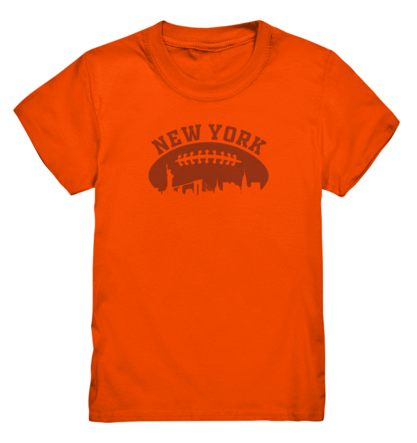 New York Football Silhoutte - Kids Premium Shirt - Amfoo Shop