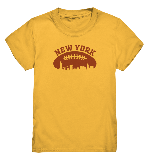 New York Football Silhoutte - Kids Premium Shirt - Amfoo Shop