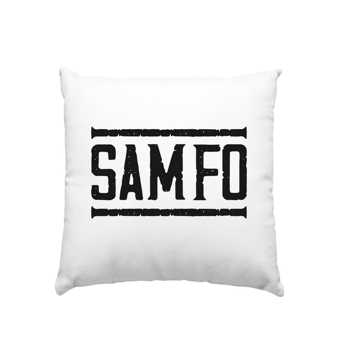 SAMFO black - Kissen 40x40cm - Amfoo Shop