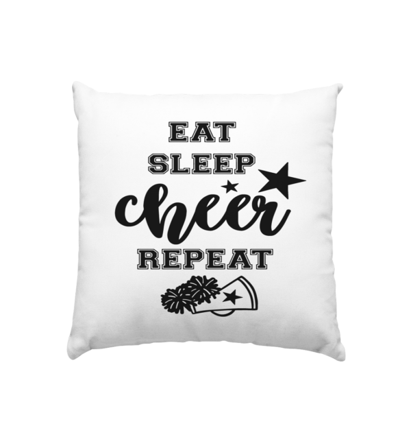 Eat Sleep Cheer Repeat - Kissen 40x40cm - Amfoo Shop