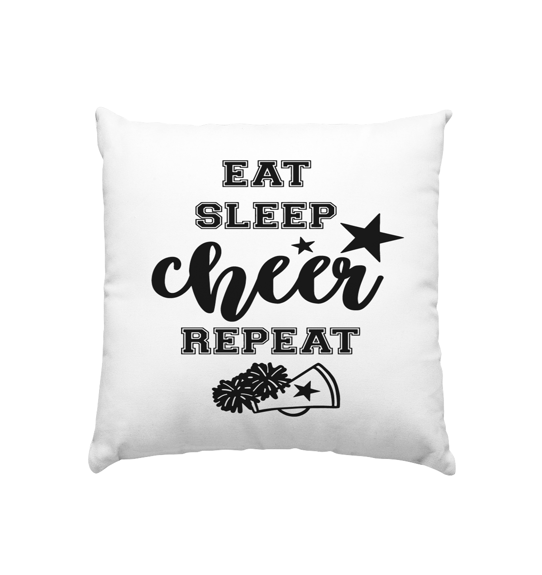 Eat Sleep Cheer Repeat - Kissen 40x40cm - Amfoo Shop