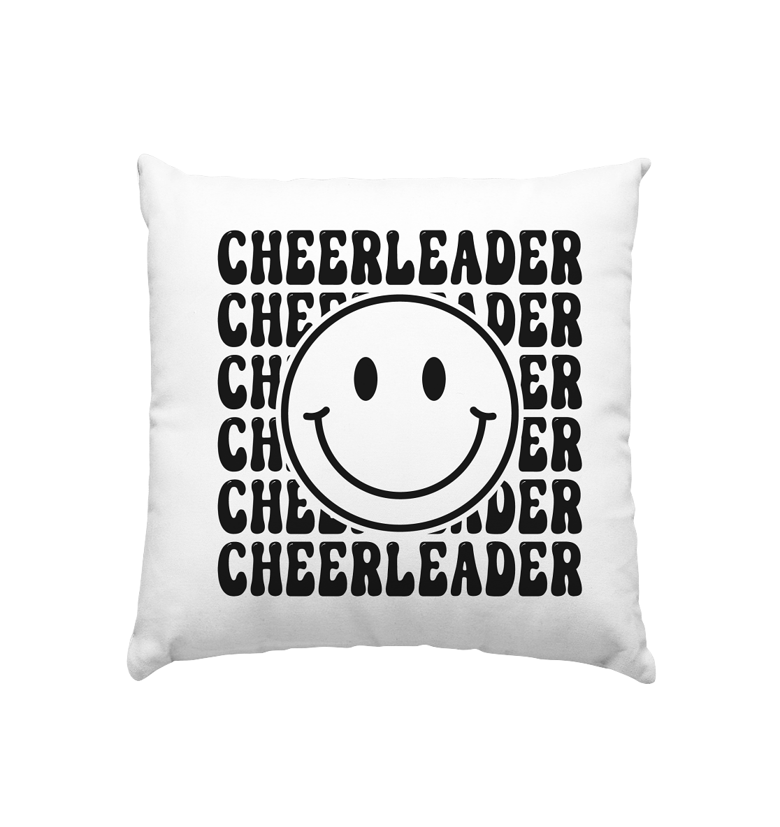 Cheerleader Smiley - Kissen 40x40cm - Amfoo Shop