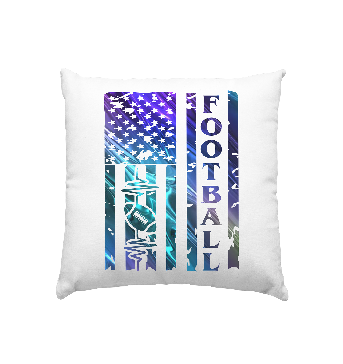 USA Football Flag - Kissen 40x40cm - Amfoo Shop