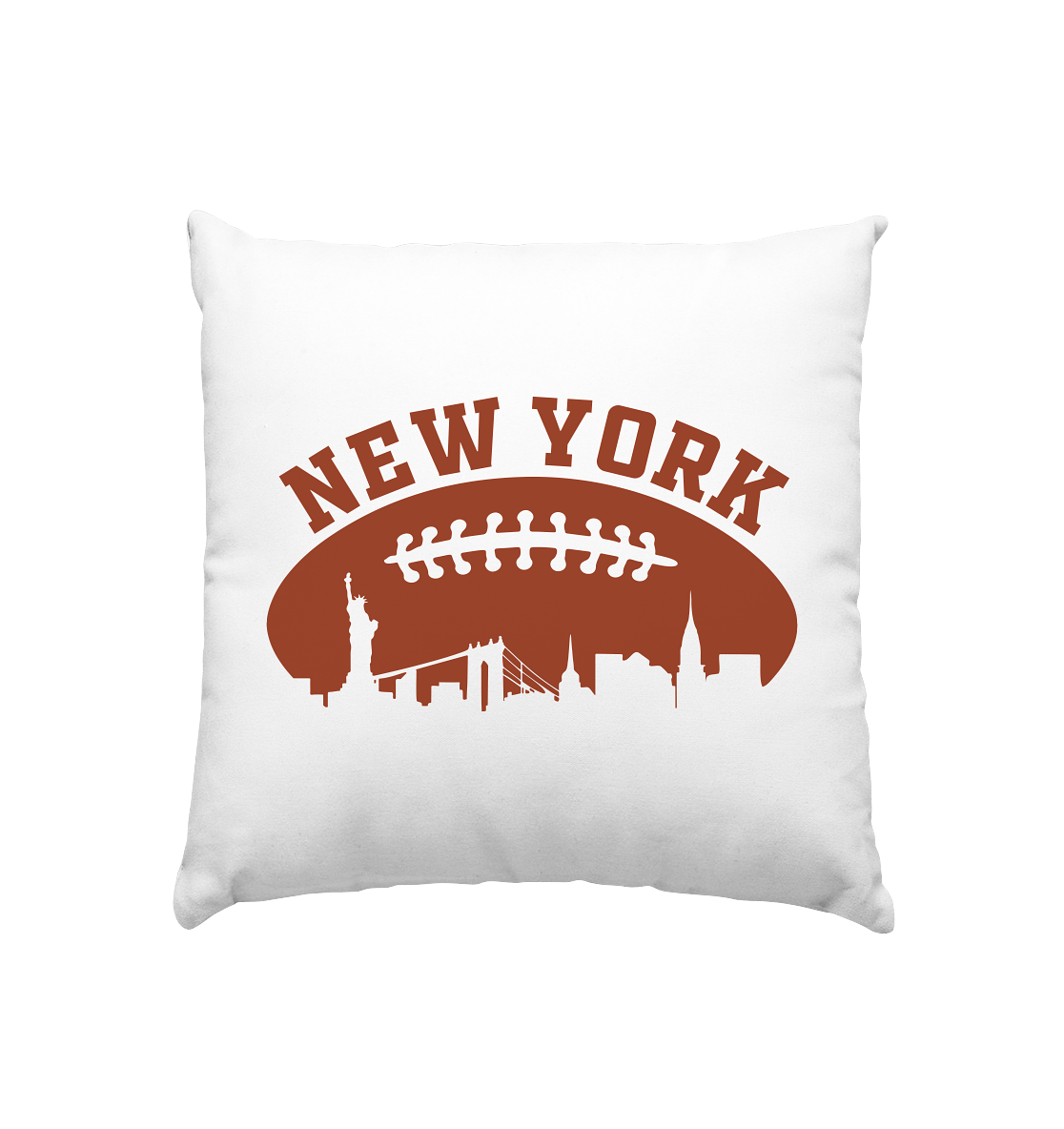 New York Football Silhoutte - Kissen 40x40cm - Amfoo Shop