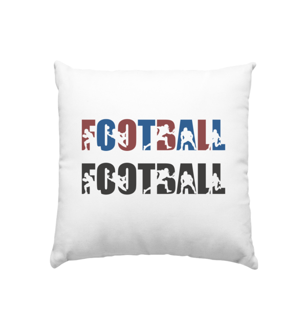 Football Silhouette - Kissen 40x40cm - Amfoo Shop