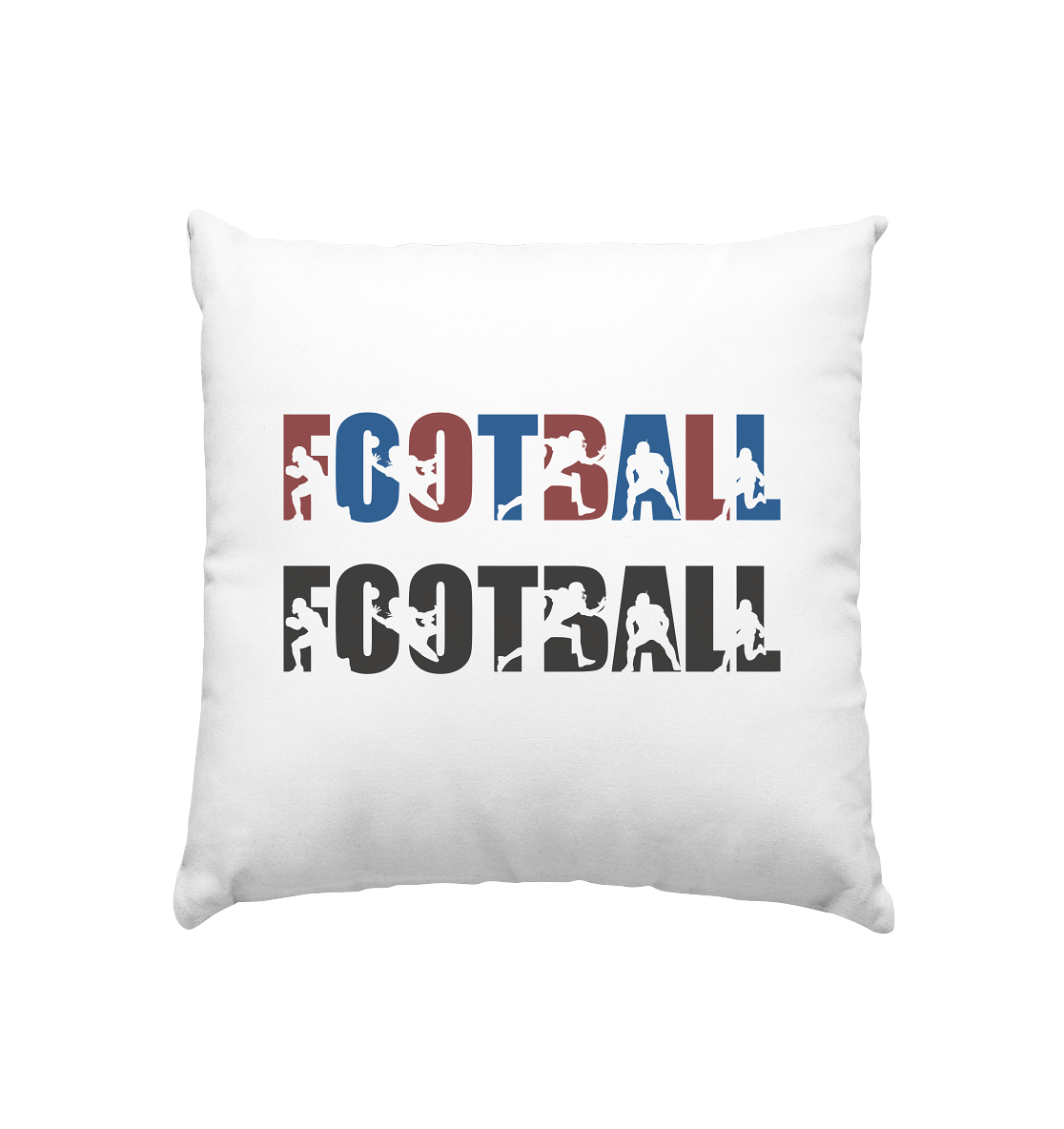 Football Silhouette - Kissen 40x40cm - Amfoo Shop