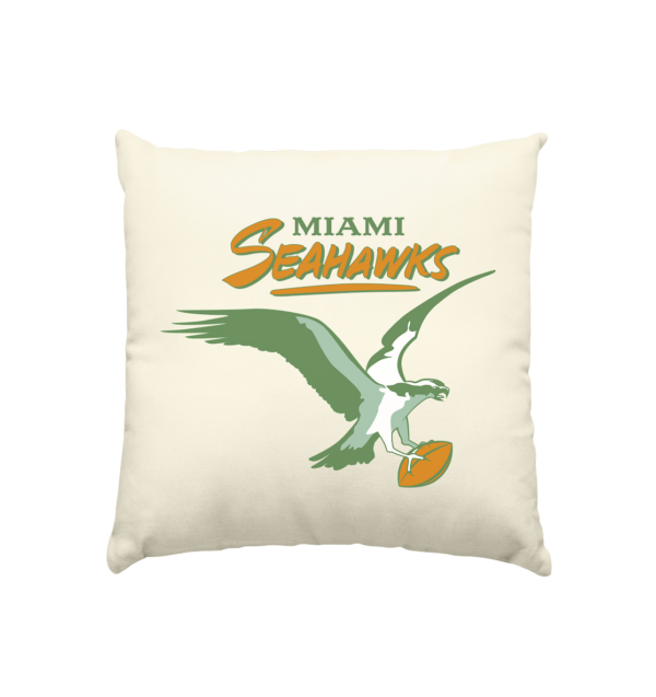 Miami Seahawks - Kissen natur 40x40cm - Amfoo Shop