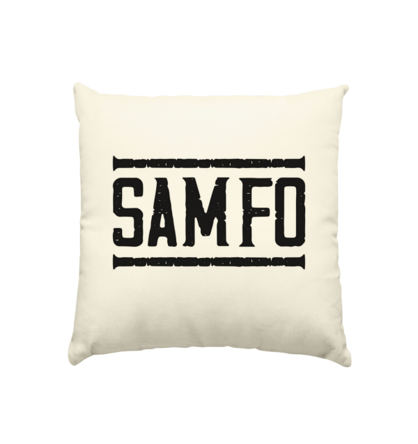 SAMFO black - Kissen natur 40x40cm - Amfoo Shop