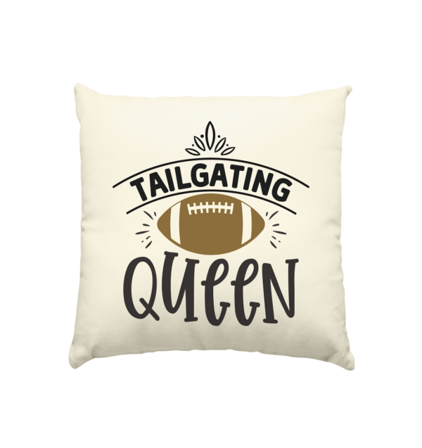 Tailgating Queen - Kissen natur 40x40cm - Amfoo Shop