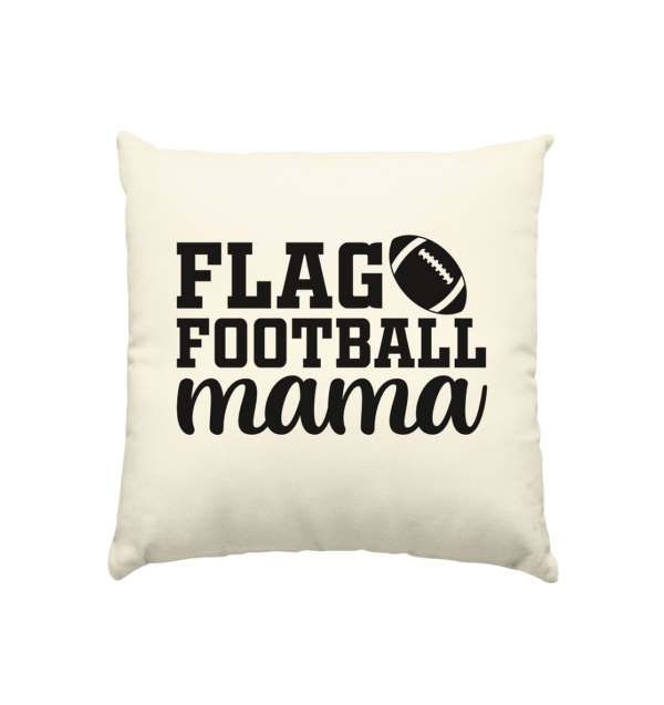 Flag Football Mama - Kissen natur 40x40cm - Amfoo Shop