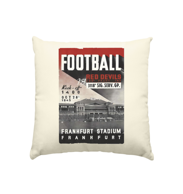 Frankfurt Football 1945 - Kissen natur 40x40cm - Amfoo Shop