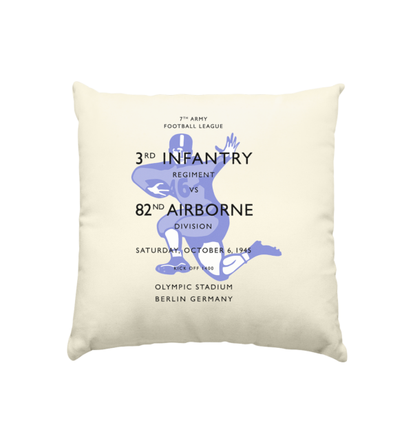 Infantry vs. Airborne 1945 - Kissen natur 40x40cm - Amfoo Shop