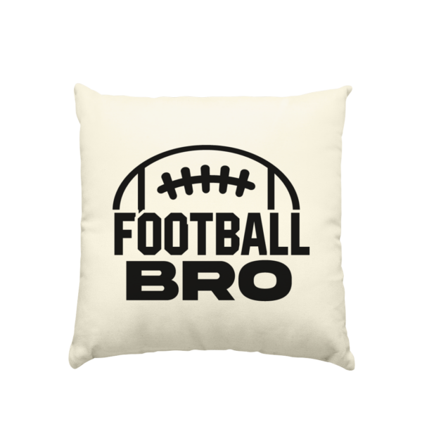 Football Bro - Kissen natur 40x40cm - Amfoo Shop