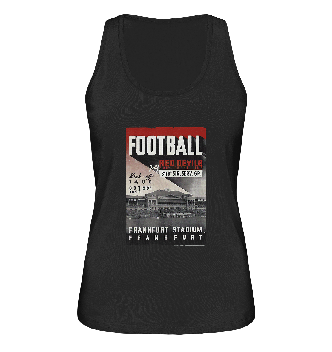 Frankfurt Football 1945 - Ladies Organic Tank-Top - Amfoo Shop