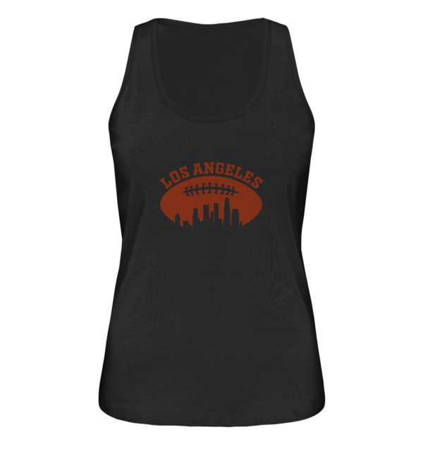 Los Angeles Football Silhouette - Ladies Organic Tank-Top - Amfoo Shop