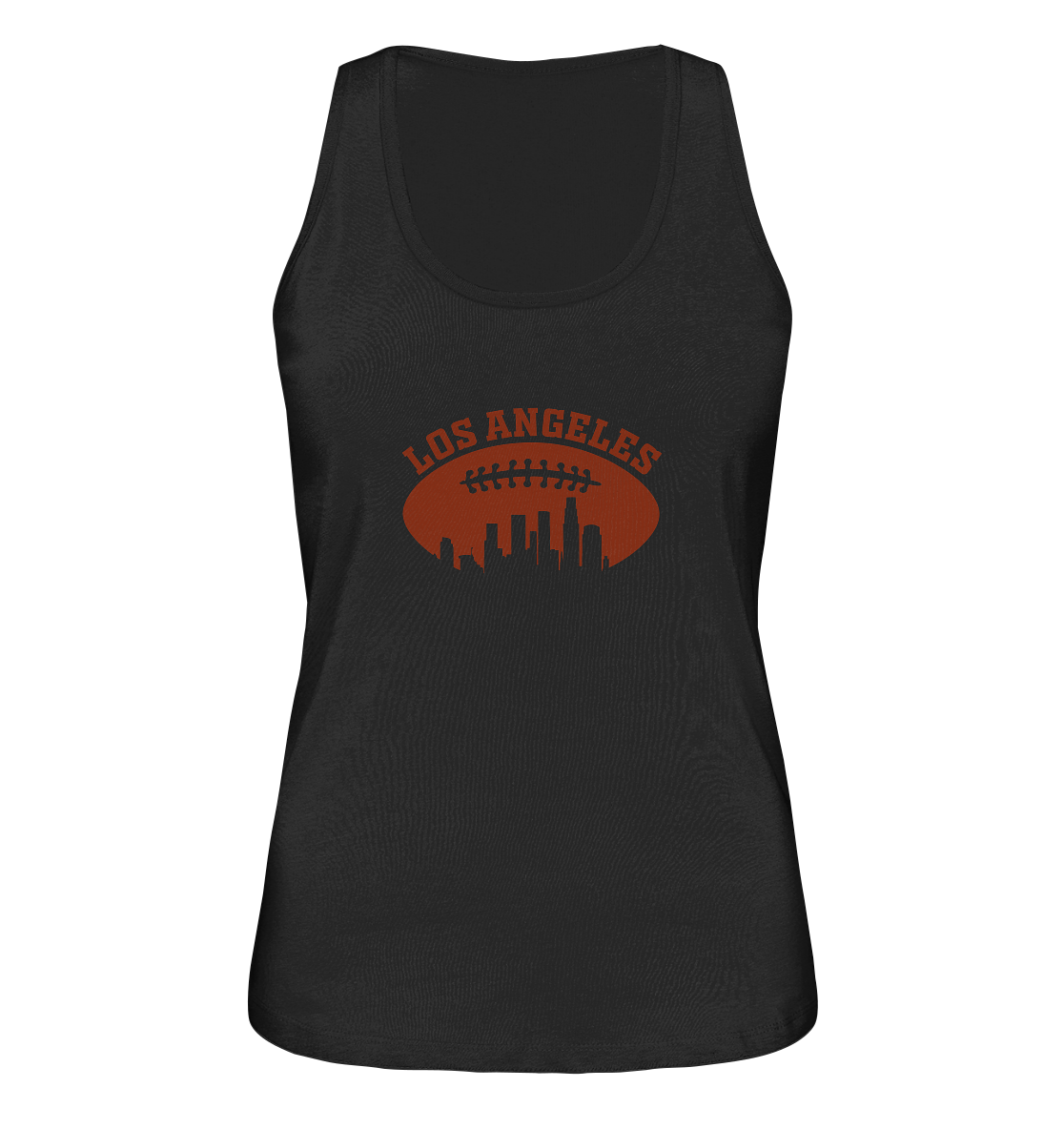 Los Angeles Football Silhouette - Ladies Organic Tank-Top - Amfoo Shop