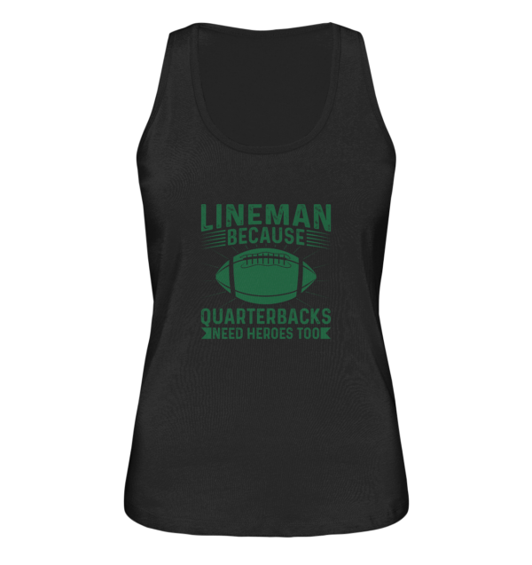 Lineman Heroes Green - Ladies Organic Tank-Top - Amfoo Shop