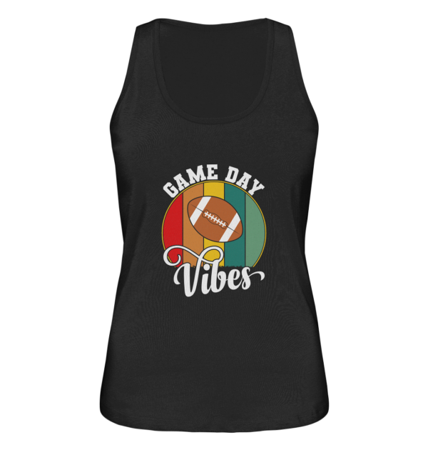 Game Day Vibes White - Ladies Organic Tank-Top - Amfoo Shop