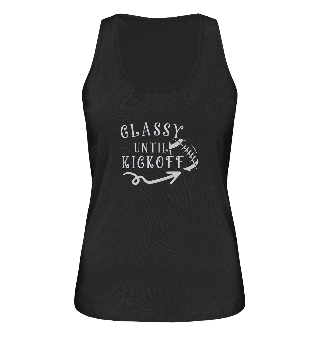 Glassy until Kick Off - Ladies Organic Tank-Top - Amfoo Shop