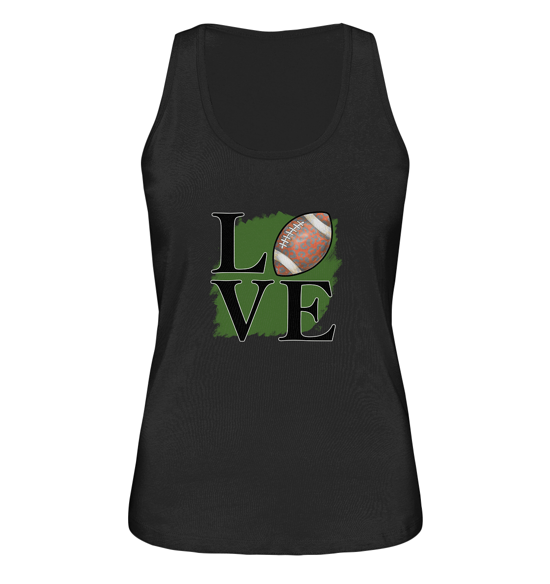 Football Love II - Ladies Organic Tank-Top - Amfoo Shop