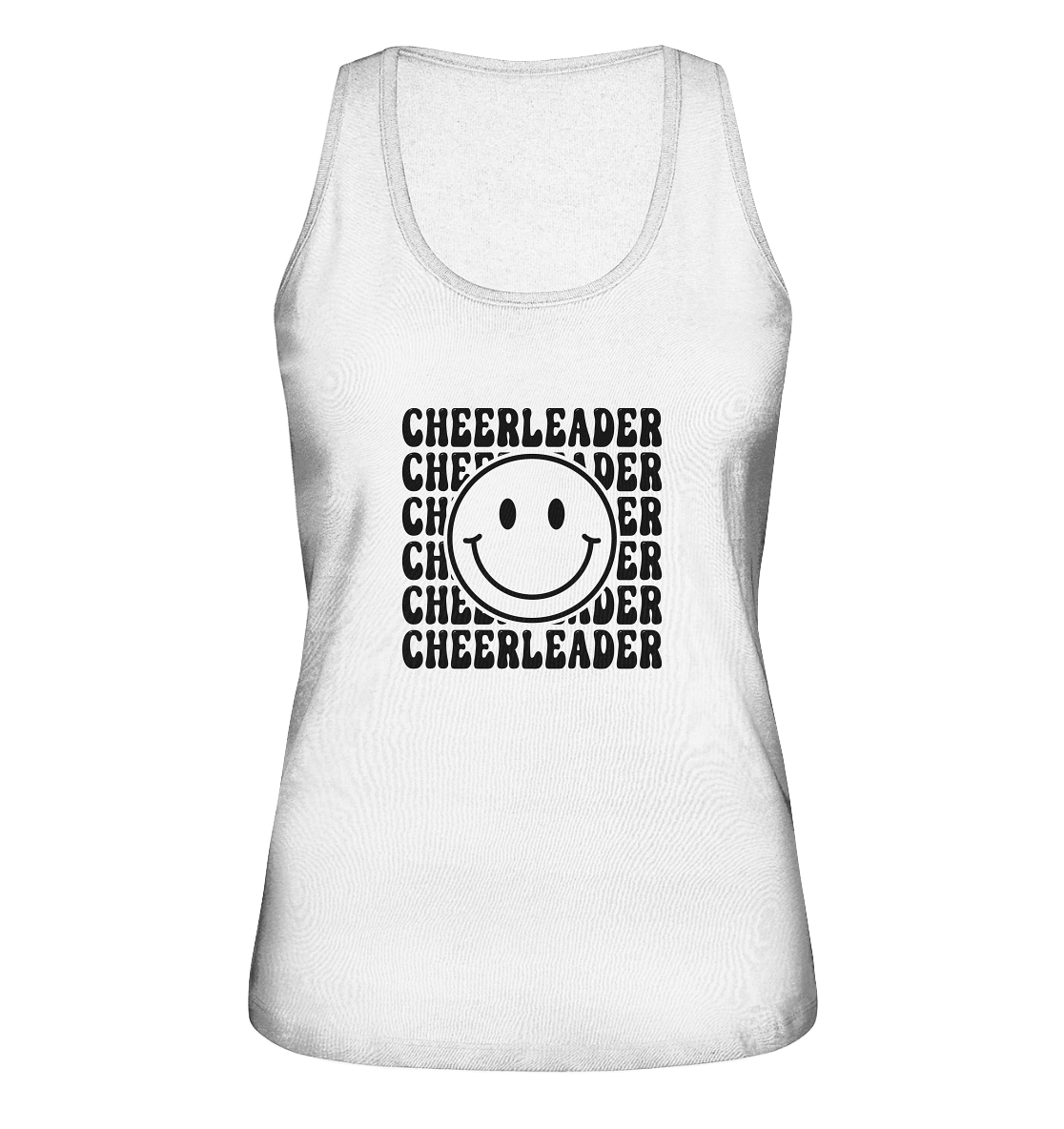 Cheerleader Smiley - Ladies Organic Tank-Top - Amfoo Shop