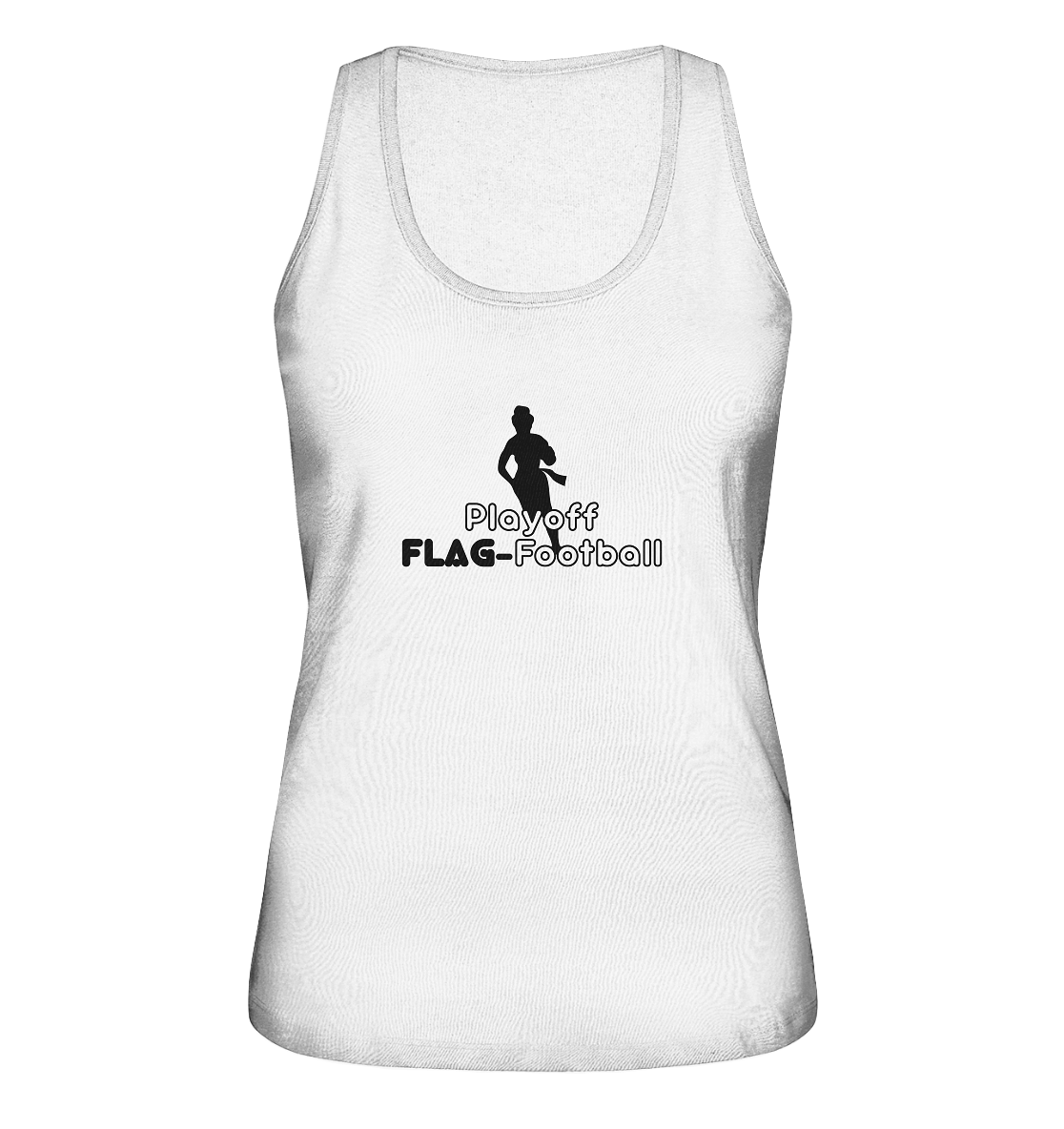 Playoff Flag Football Women black - Ladies Organic Tank-Top - Amfoo Shop