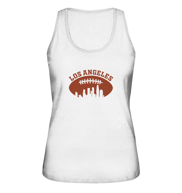 Los Angeles Football Silhouette - Ladies Organic Tank-Top - Amfoo Shop