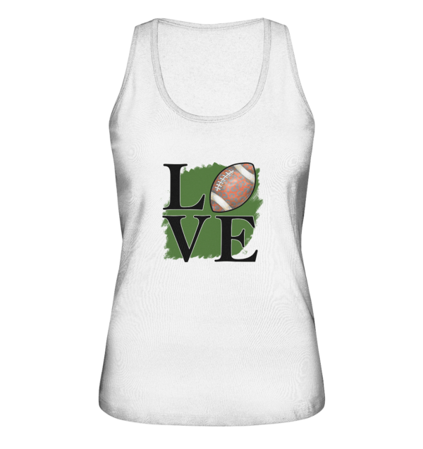 Football Love II - Ladies Organic Tank-Top - Amfoo Shop