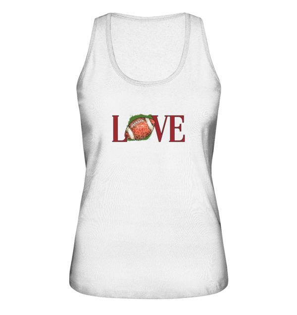 Football Love - Ladies Organic Tank-Top - Amfoo Shop