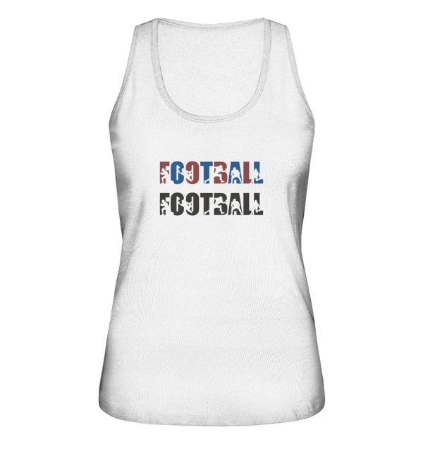 Football Silhouette - Ladies Organic Tank-Top - Amfoo Shop