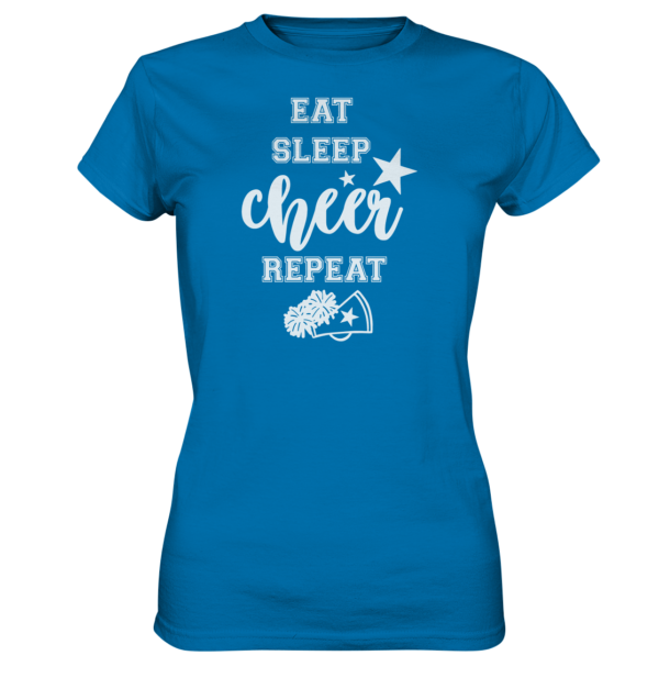 Eat Sleep Cheer - Ladies Premium Shirt - Amfoo Shop