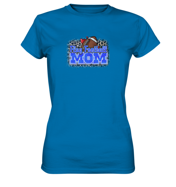 Flag Football Mom - Ladies Premium Shirt - Amfoo Shop