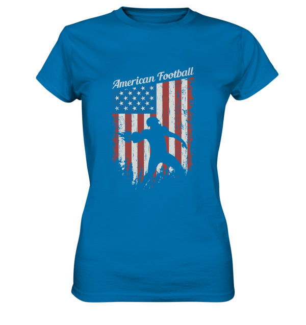 American Football Banner - Ladies Premium Shirt - Amfoo Shop