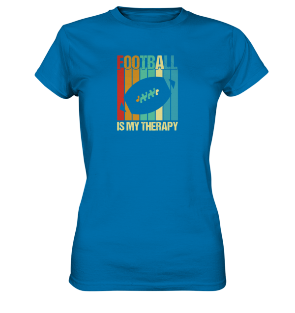 Football is my Therapy - Ladies Premium Shirt - Amfoo Shop