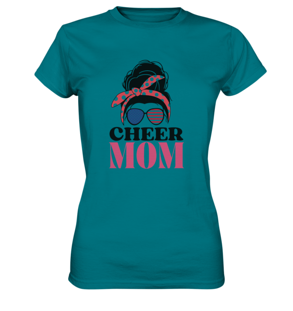 Cheer Mom Sunglases - Ladies Premium Shirt - Amfoo Shop