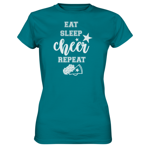 Eat Sleep Cheer - Ladies Premium Shirt - Amfoo Shop