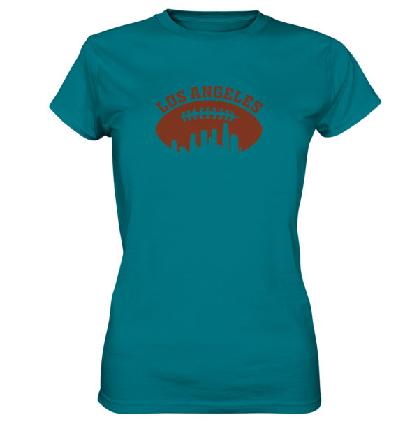 Los Angeles Football Silhouette - Ladies Premium Shirt - Amfoo Shop