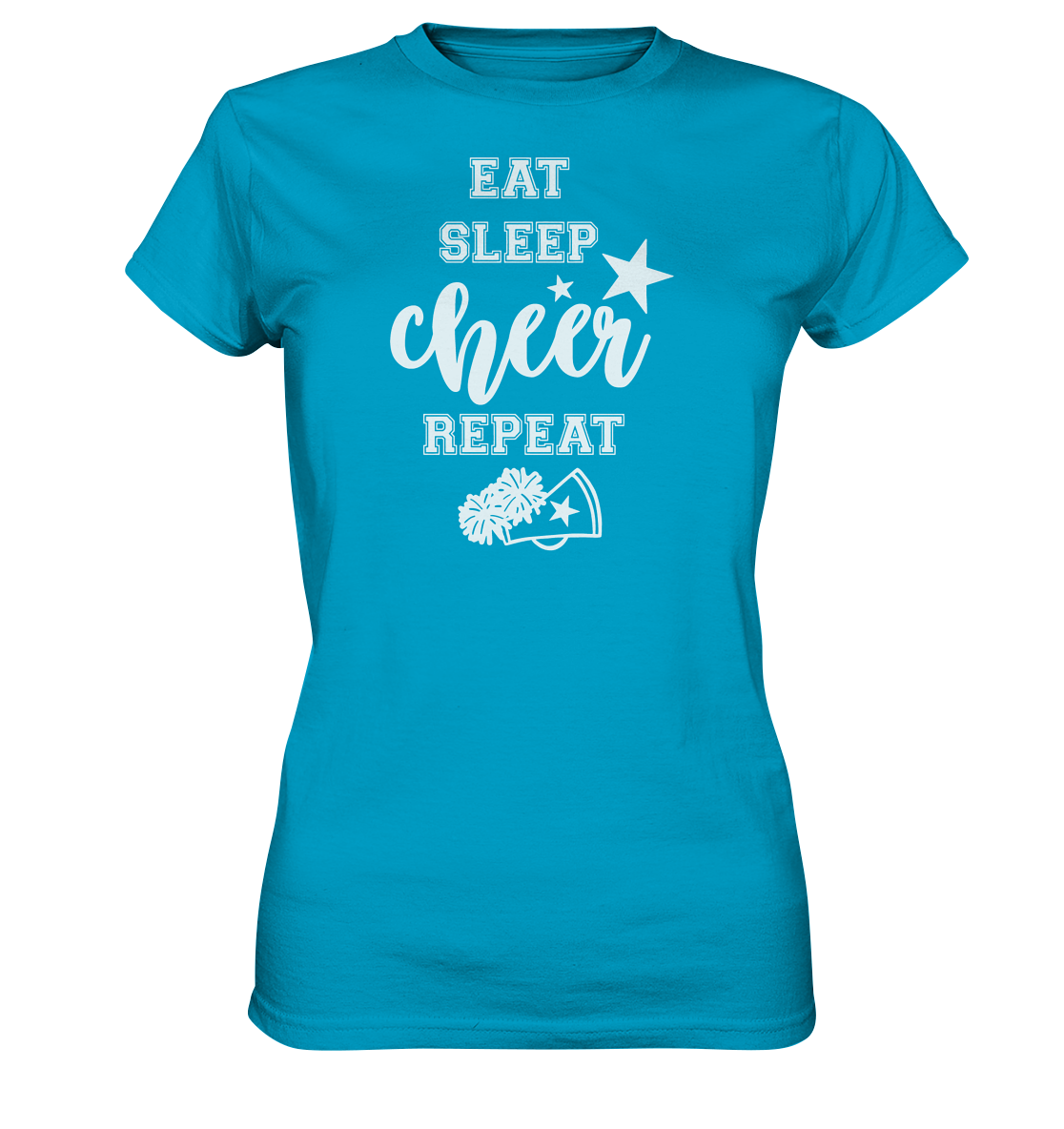 Eat Sleep Cheer - Ladies Premium Shirt - Amfoo Shop