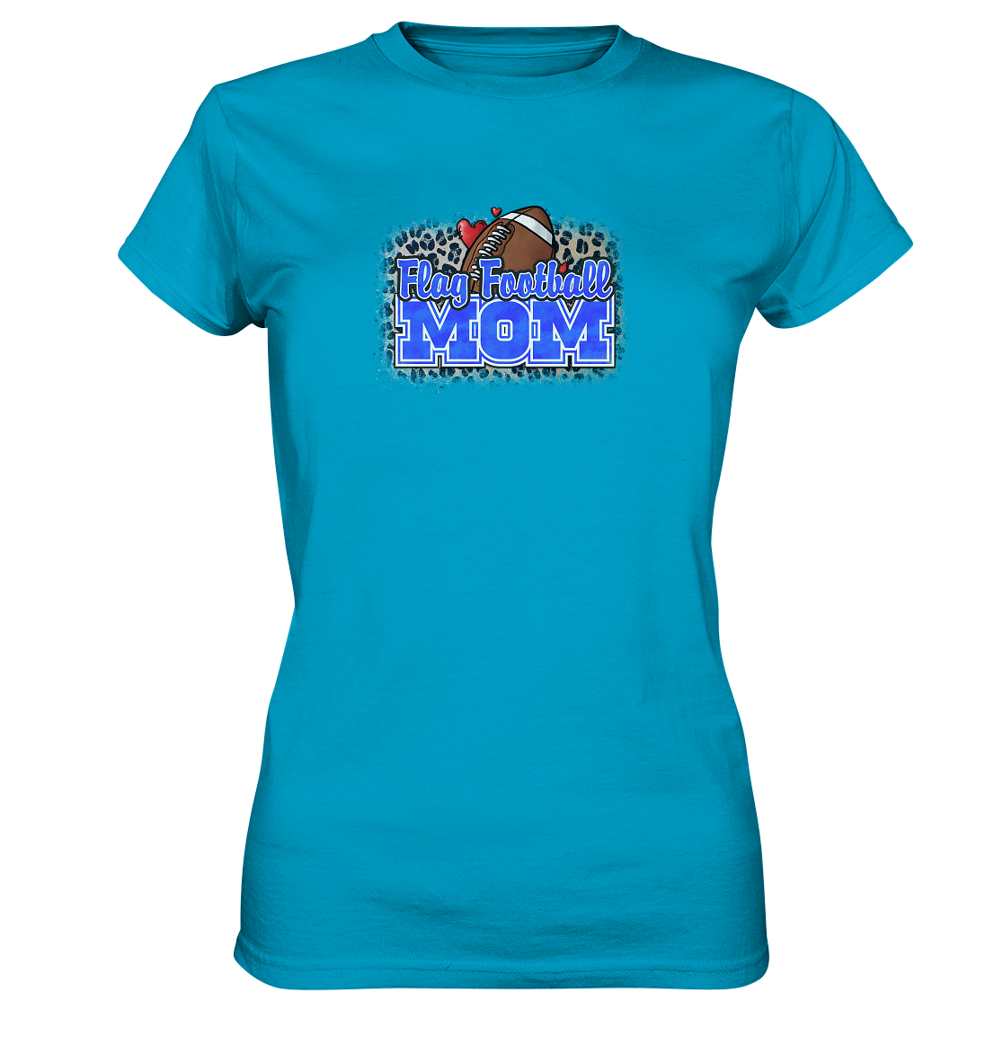 Flag Football Mom - Ladies Premium Shirt - Amfoo Shop