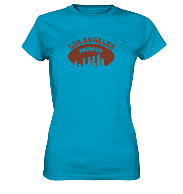 Los Angeles Football Silhouette - Ladies Premium Shirt - Amfoo Shop