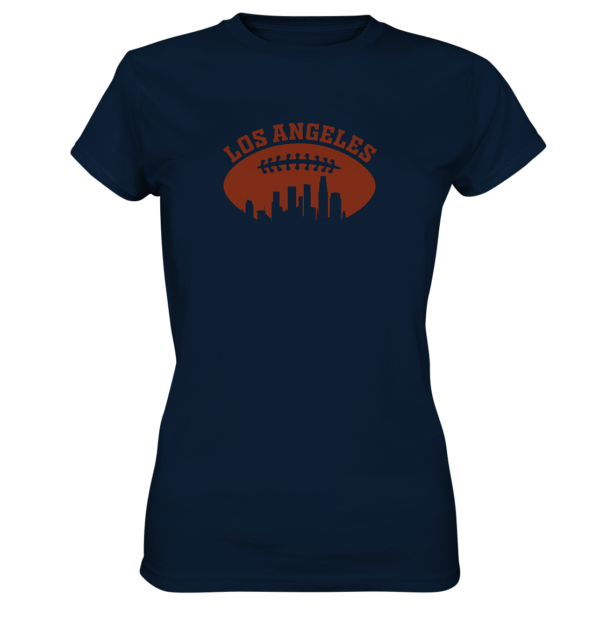 Los Angeles Football Silhouette - Ladies Premium Shirt - Amfoo Shop