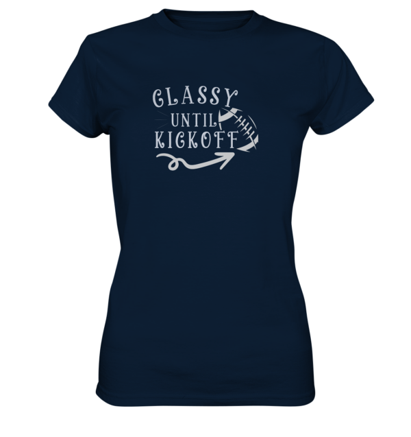 Glassy until Kick Off - Ladies Premium Shirt - Amfoo Shop