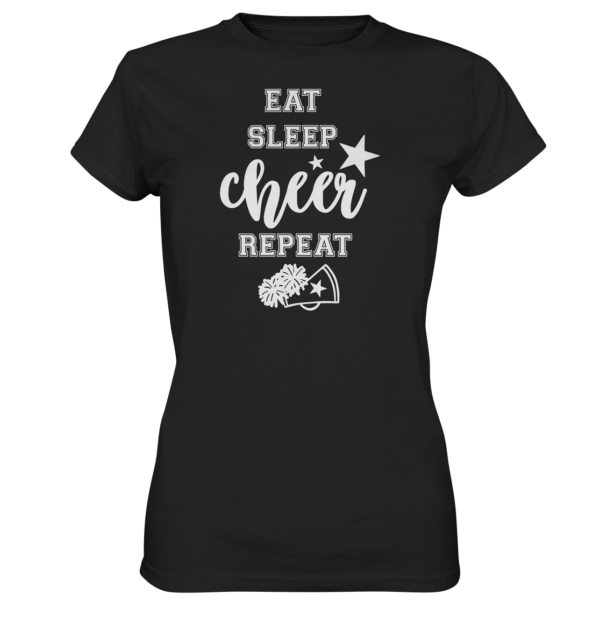 Eat Sleep Cheer - Ladies Premium Shirt - Amfoo Shop