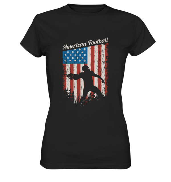 American Football Banner - Ladies Premium Shirt - Amfoo Shop