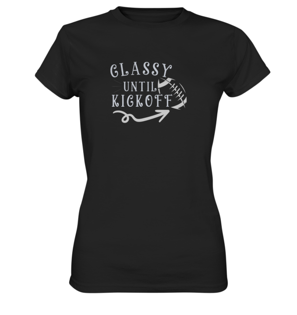 Glassy until Kick Off - Ladies Premium Shirt - Amfoo Shop