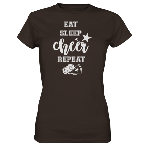 Eat Sleep Cheer - Ladies Premium Shirt - Amfoo Shop