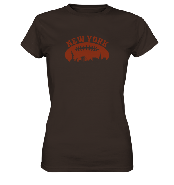 New York Football Silhoutte - Ladies Premium Shirt - Amfoo Shop