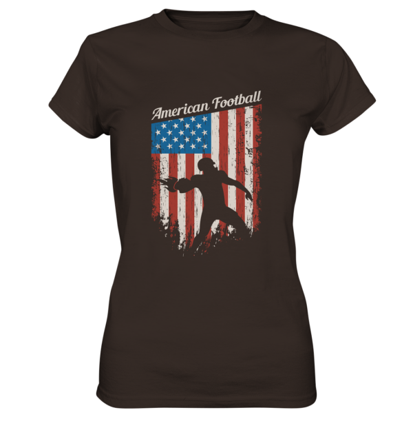 American Football Banner - Ladies Premium Shirt - Amfoo Shop