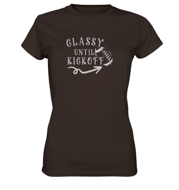 Glassy until Kick Off - Ladies Premium Shirt - Amfoo Shop